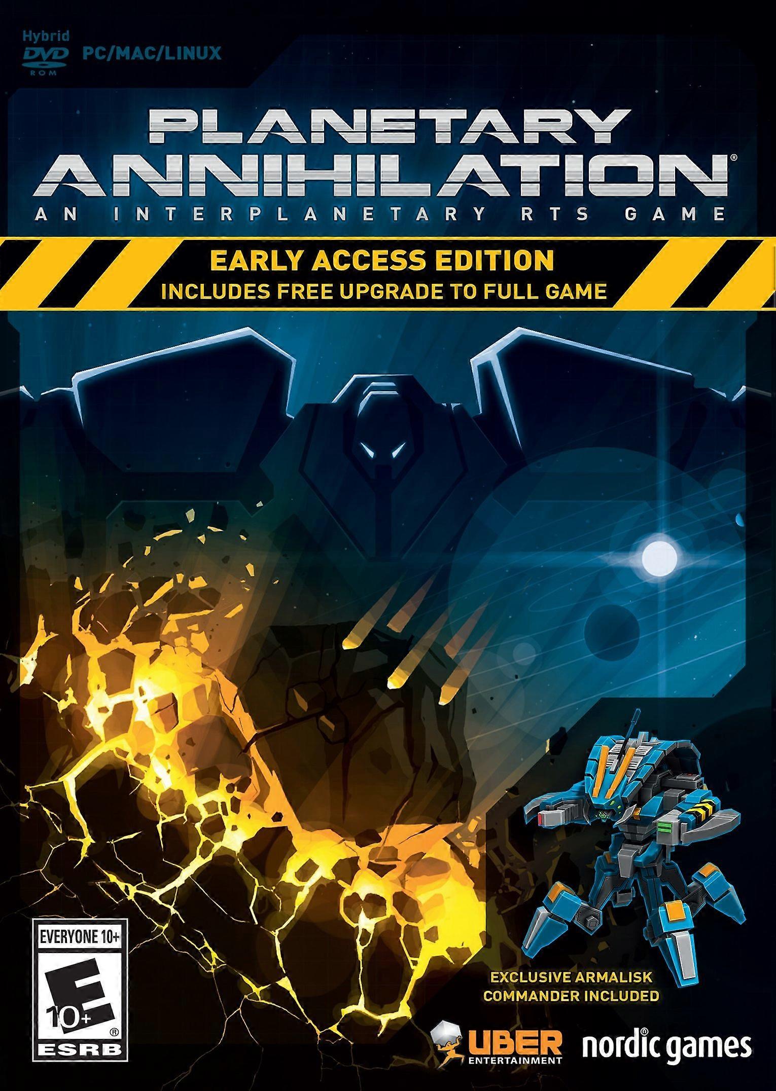 Planetary Annihilation - Early Access Edition - PC - New & Sealed