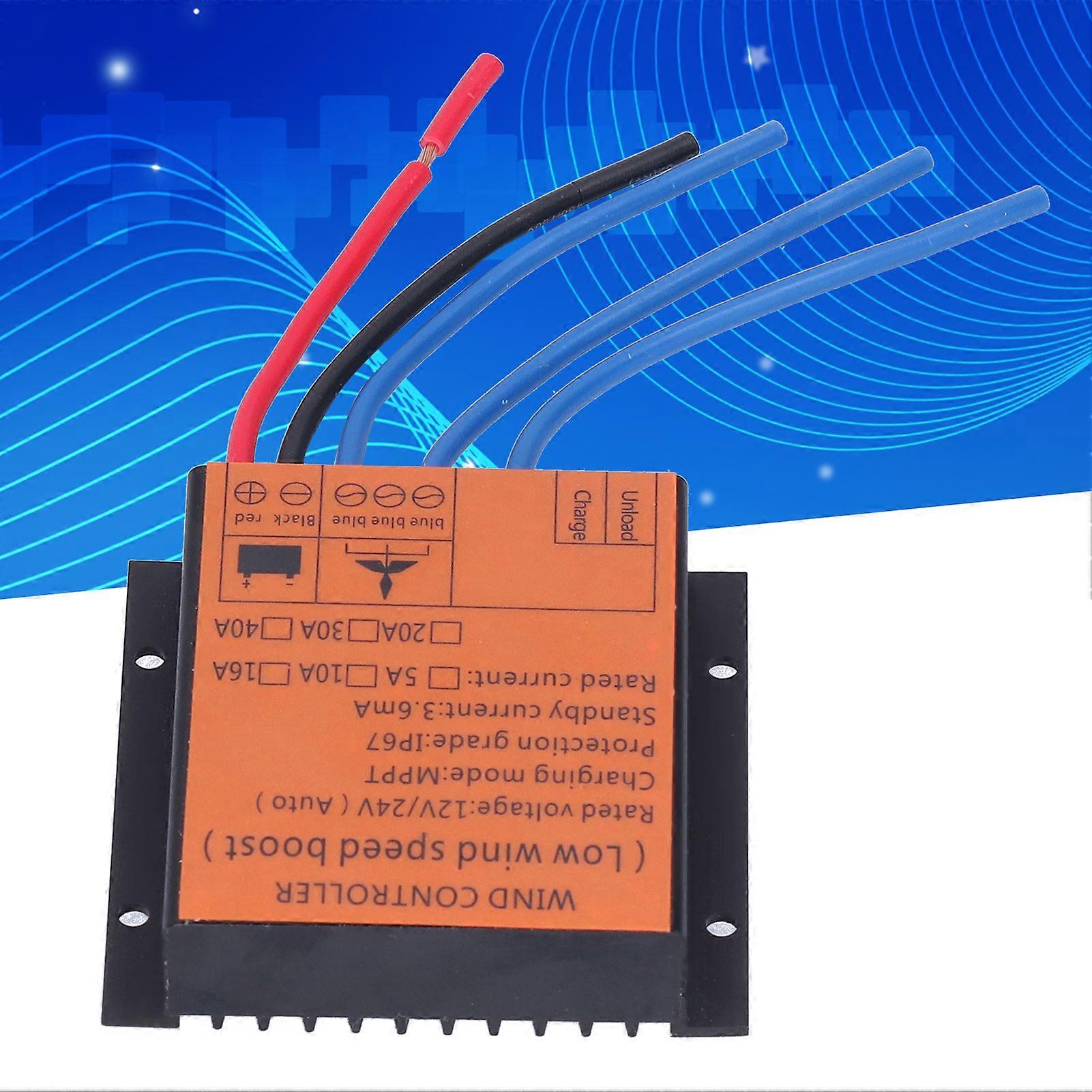 Wind Turbine Controller with MPPT Charge Regulator and LED Light[5A]