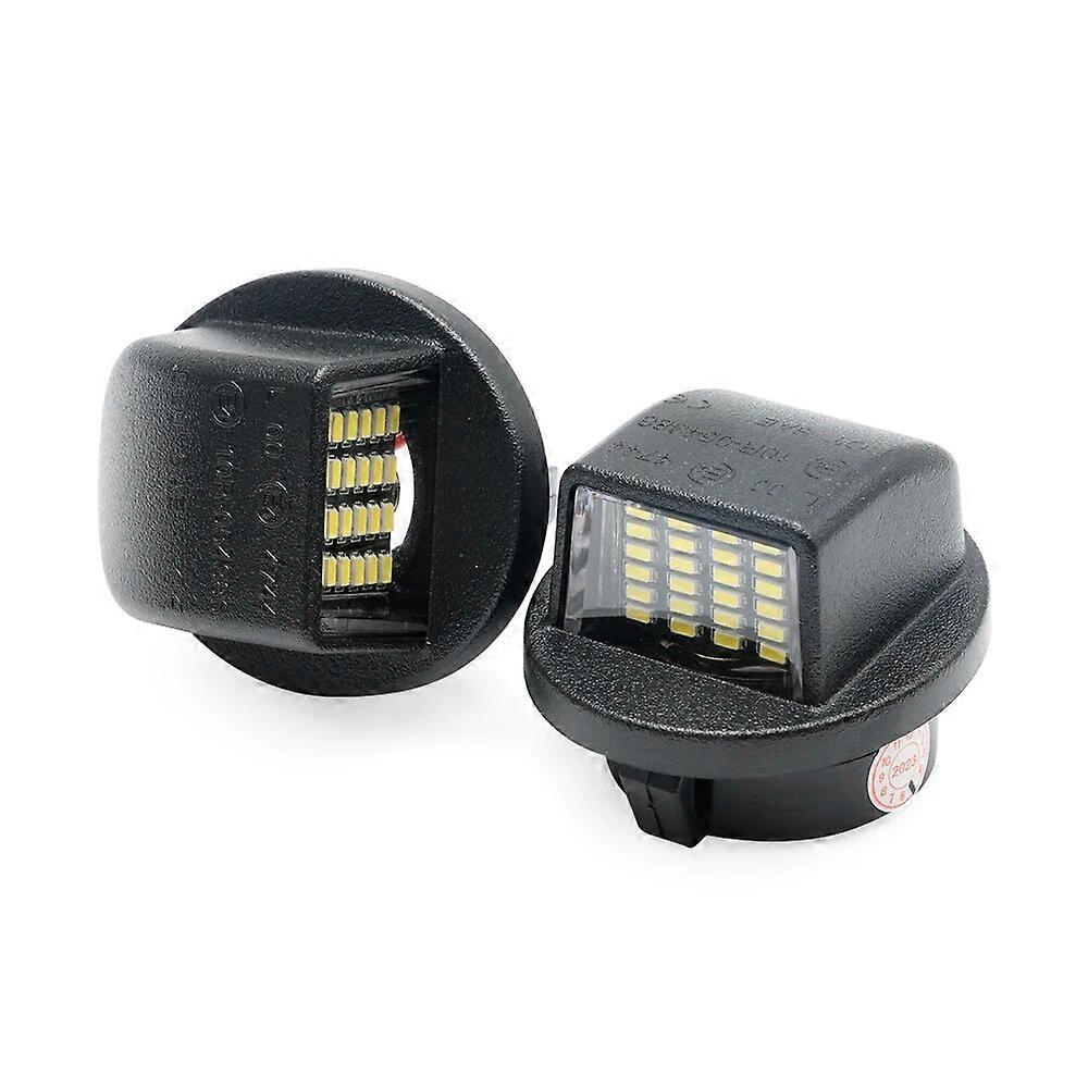 2PCS OLED License Number Plate Light Lamp For Ford F-100 F-150 F-250 F-250HD F-350 Explorer Ranger Lincoln Mark LT rear tail