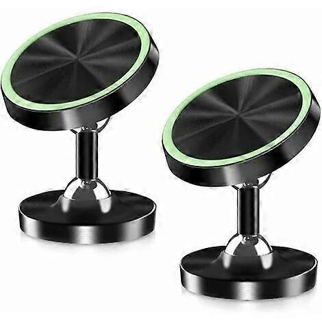 2pcs mobile phone holder - luminous black