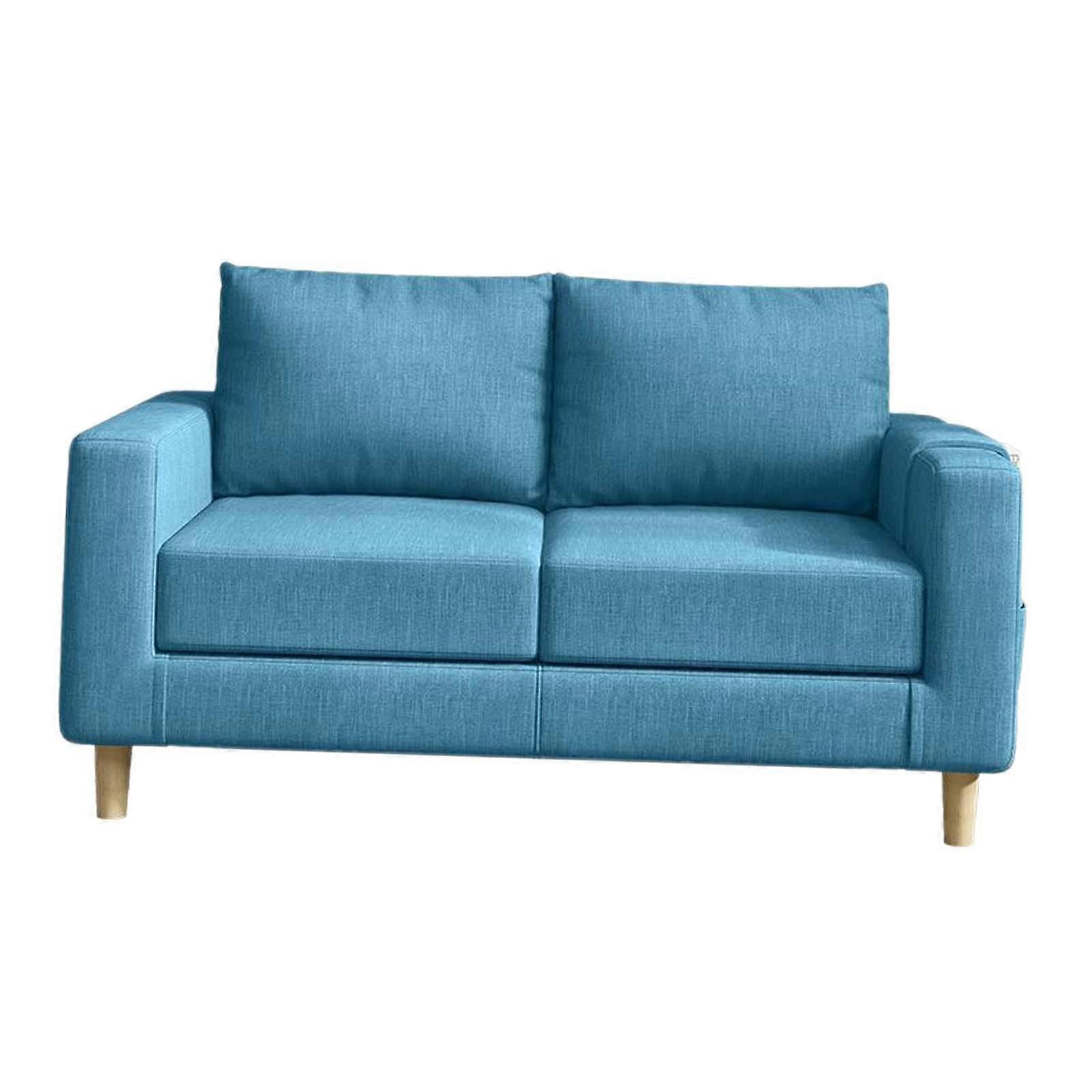 Modern Sofa Couch Comfortable Living Room Sofa for Small Space Indoor Office Blue