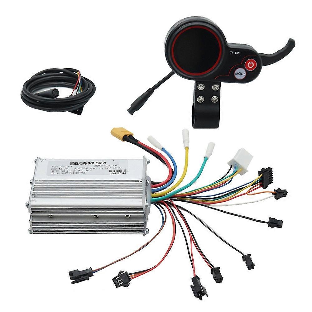 48 V 20 A Elektroroller-Controller-Dashboard-Kit mit TF-100-Display für Elektroroller