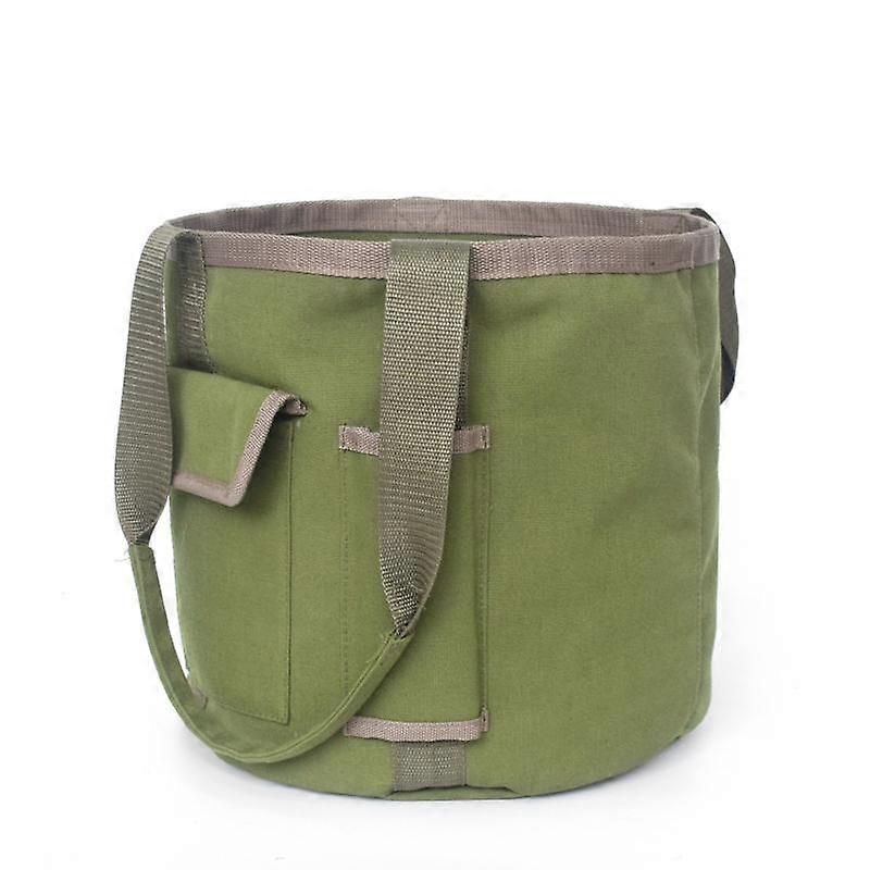 Portable bucket bag for gardening tools, waterproof and durable, strong and portable