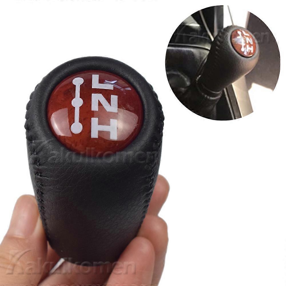 Car Automatic Stick Gear Shift Knob Lever Shifter Head For Toyota Prado 120 2003 2004 2005 2006 2007 2008 2009 With Holes-Black-A