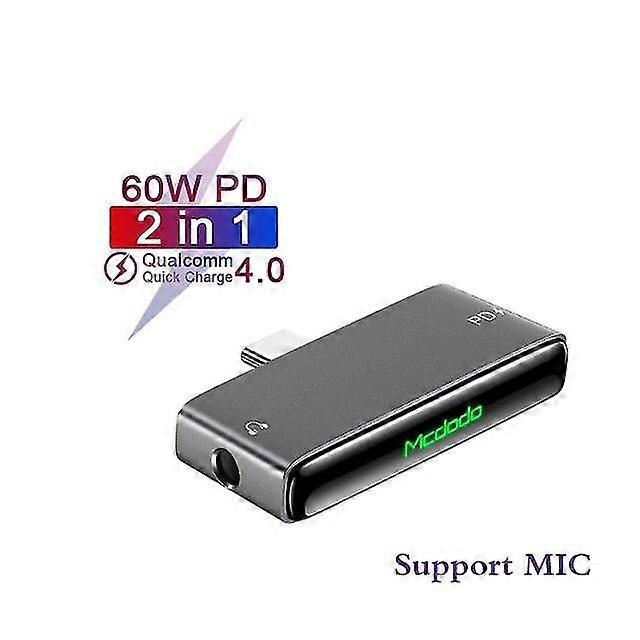 Audio adapter type-c to 3.5mm jack high fidelity digital headphone converter