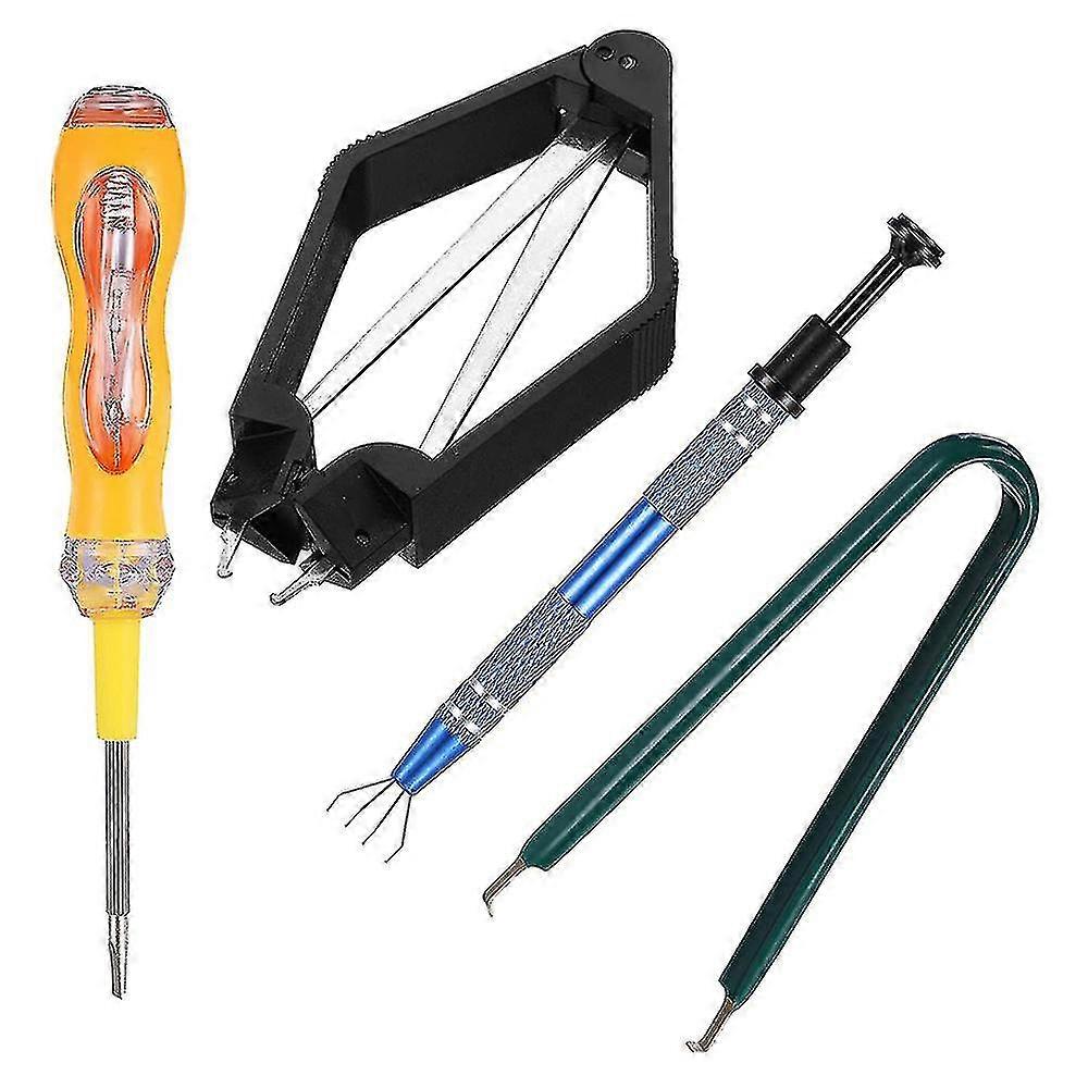 4 pcs ic chip remover tool ic plcc chip extraction tool extractor
