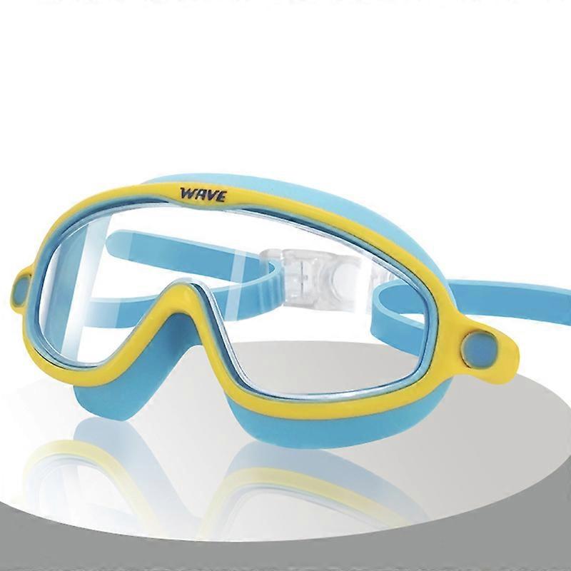 Kids Swimming Goggle with Large Version Design UV Protection Non-Leak Anti-Fog Comfortable to Wear Durable for Summer