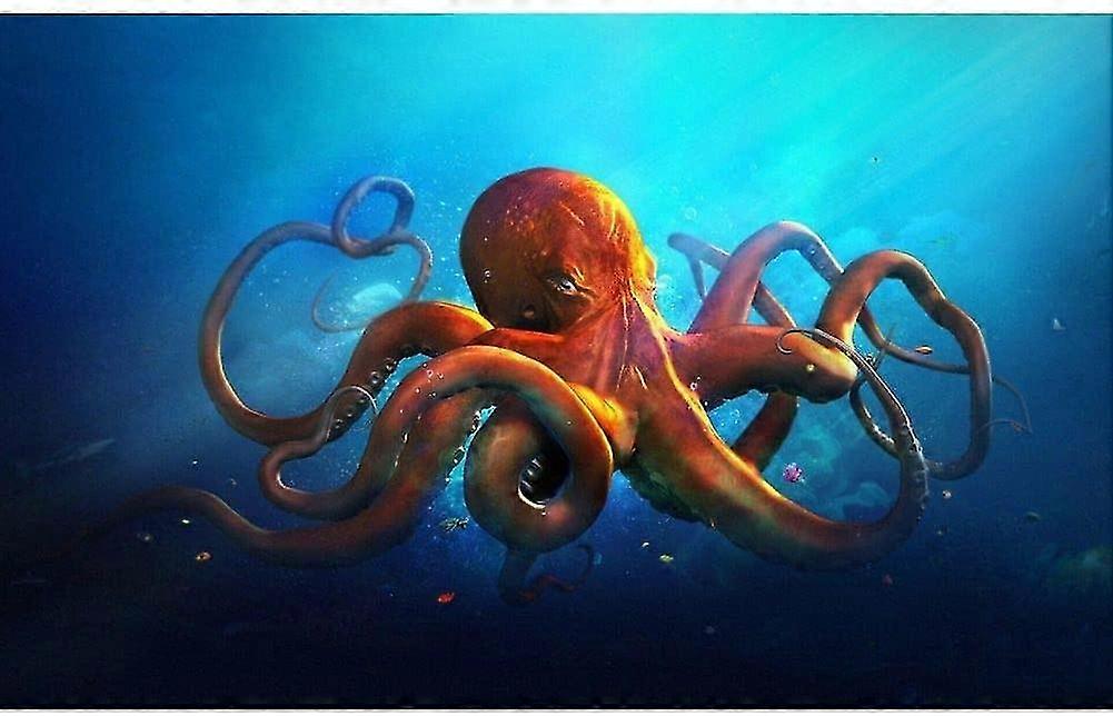 5D الماس اللوحة حسب العدد مجموعات الحفر الكامل للأطفال الكبار، والحرف حجر الراين مع الماس مجموعة الفنون ديكور الأخطبوط