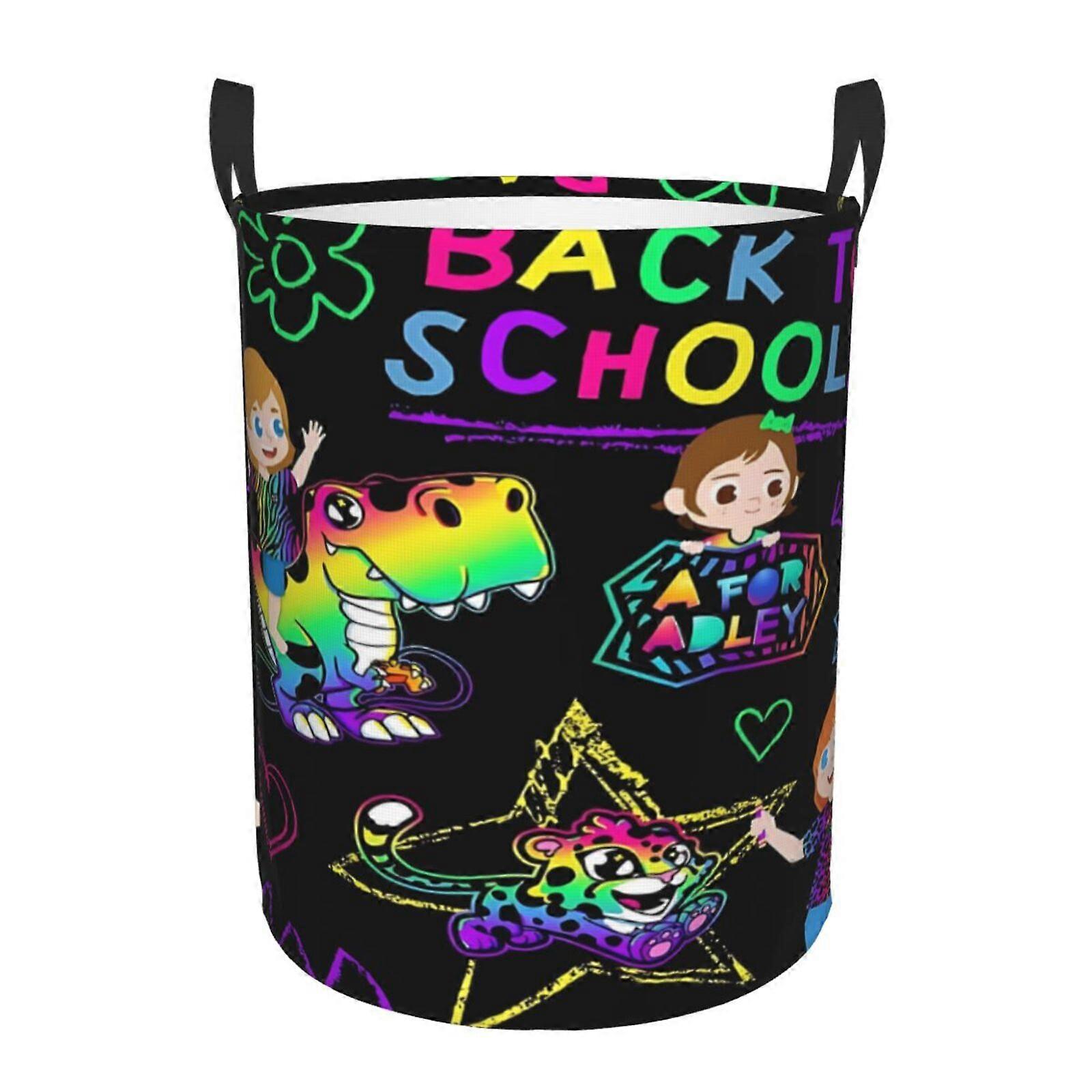 Afor Adley 3d Graphic Flame Laundry Basket Fire Flame Clothes Hamper Storage With Handle-SYS27874