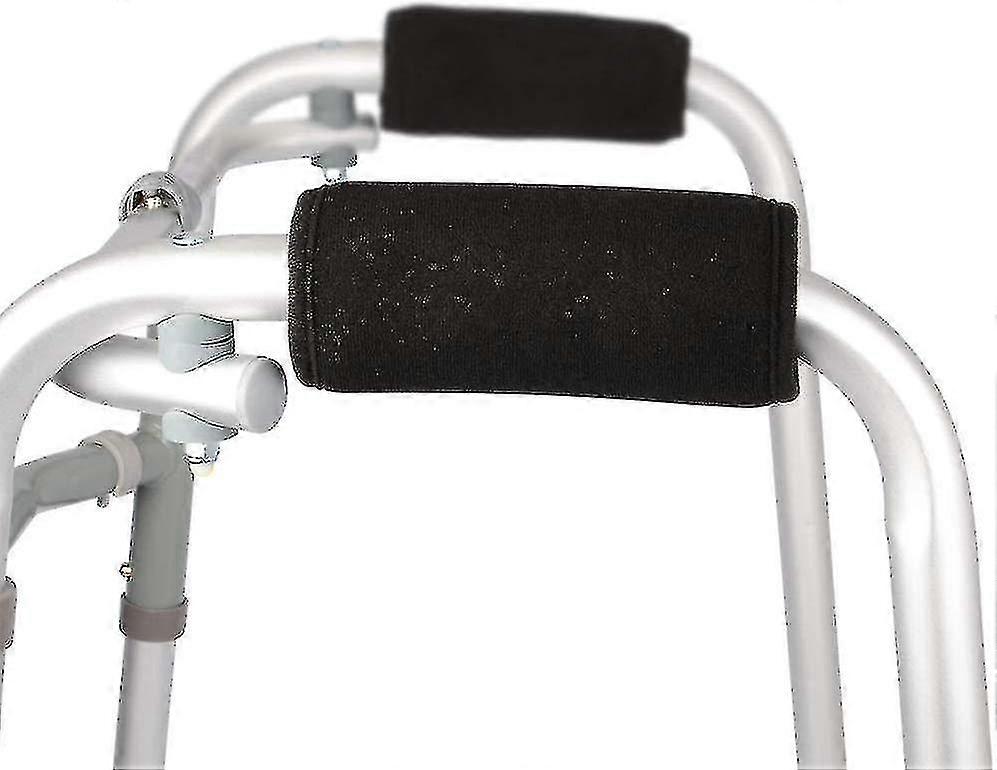 2023 New Padded Walker Hand Grips, Soft Comfortable Cushion Rollator Handle Covers Walker Grip Pads For Walker Rollator Crutch Wheelchair, Non-slip Br