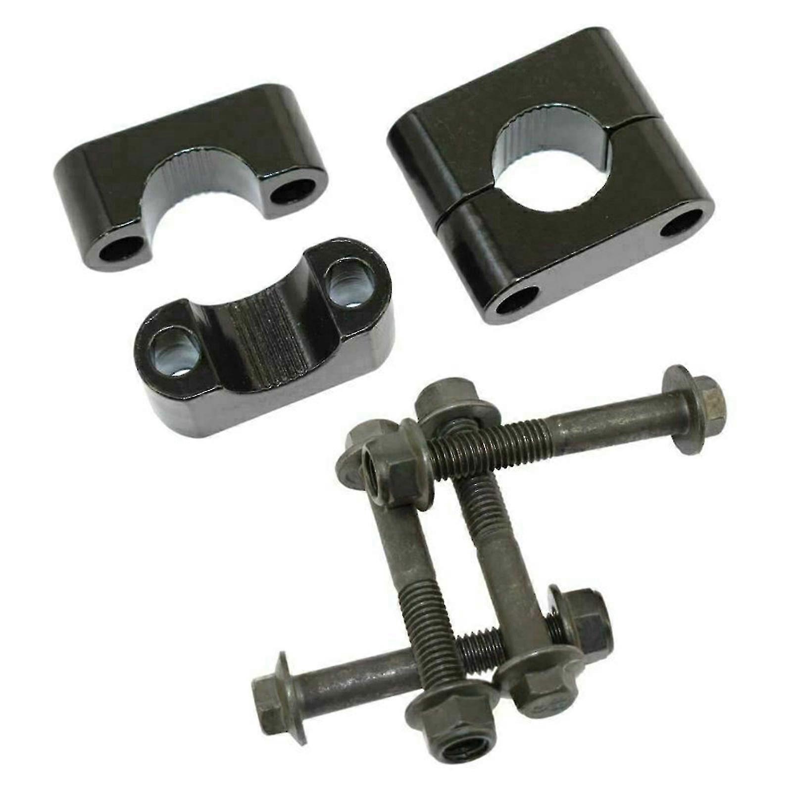 Handlebar Riser Adapter Mount Bracket Clamp Taper 7/8" 22mm For Motorcycle Bike