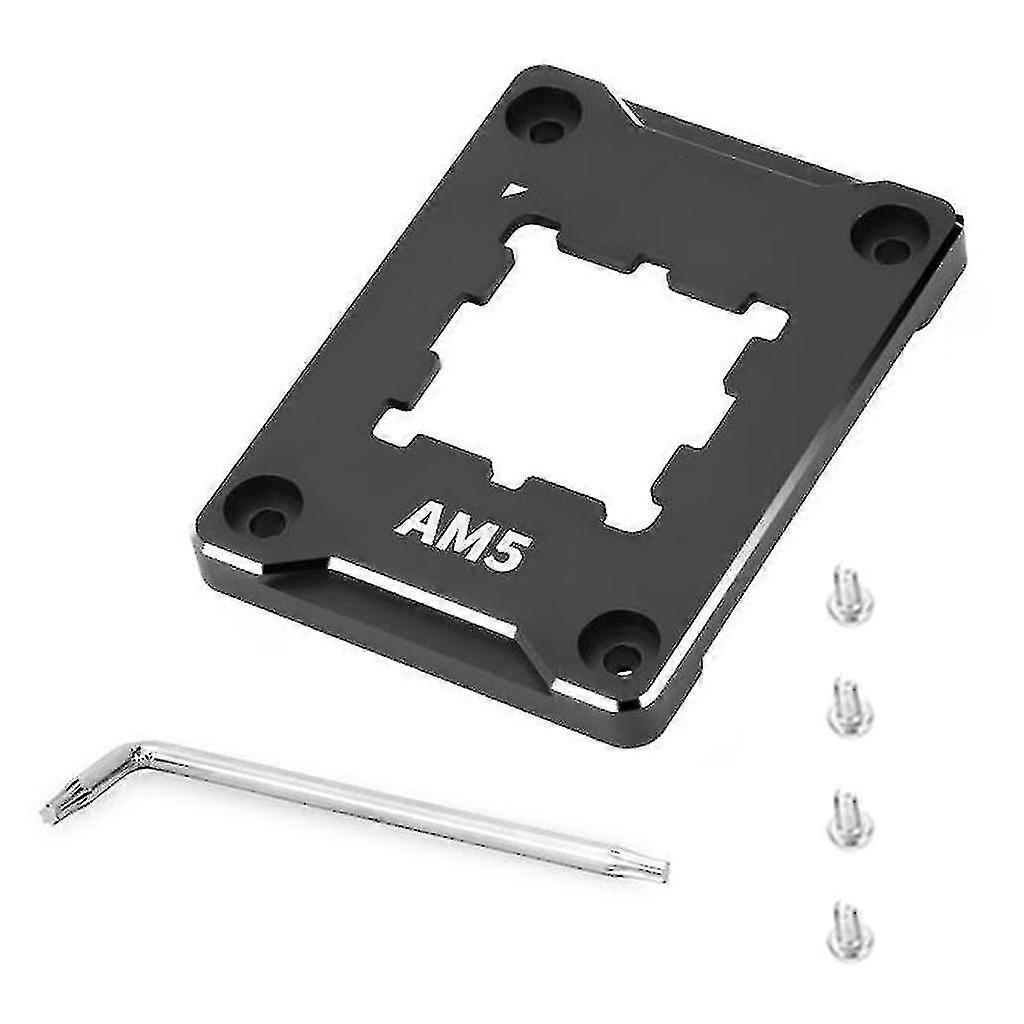 For Asf Amd Am5 Secure Fixing Frame Black/red Computer Cpu Bending Corrector