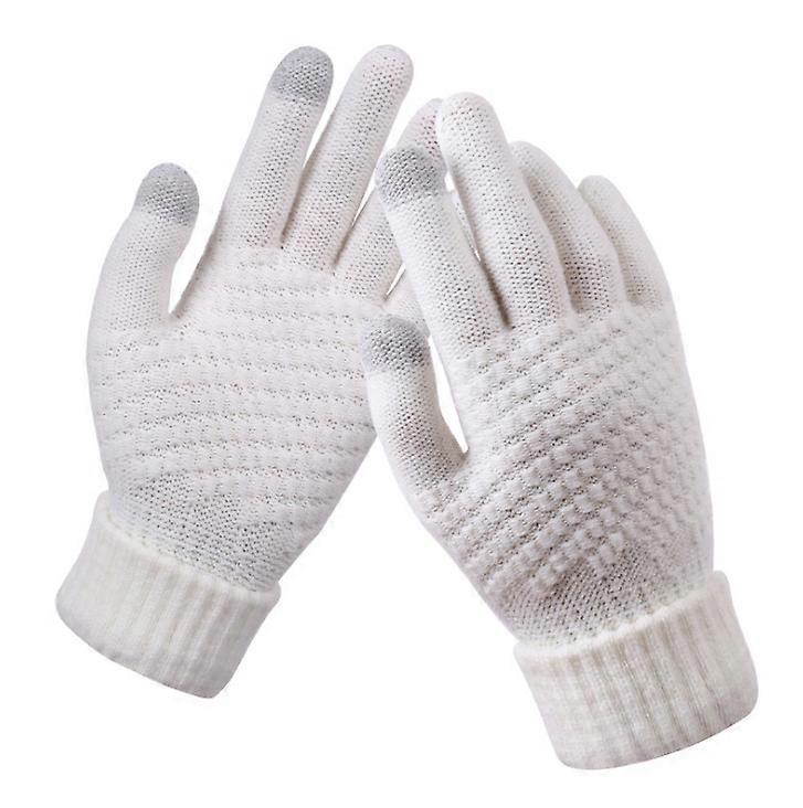 Women's Winter Touchscreen Wool Magic Gloves Warm Knit Lined for Women