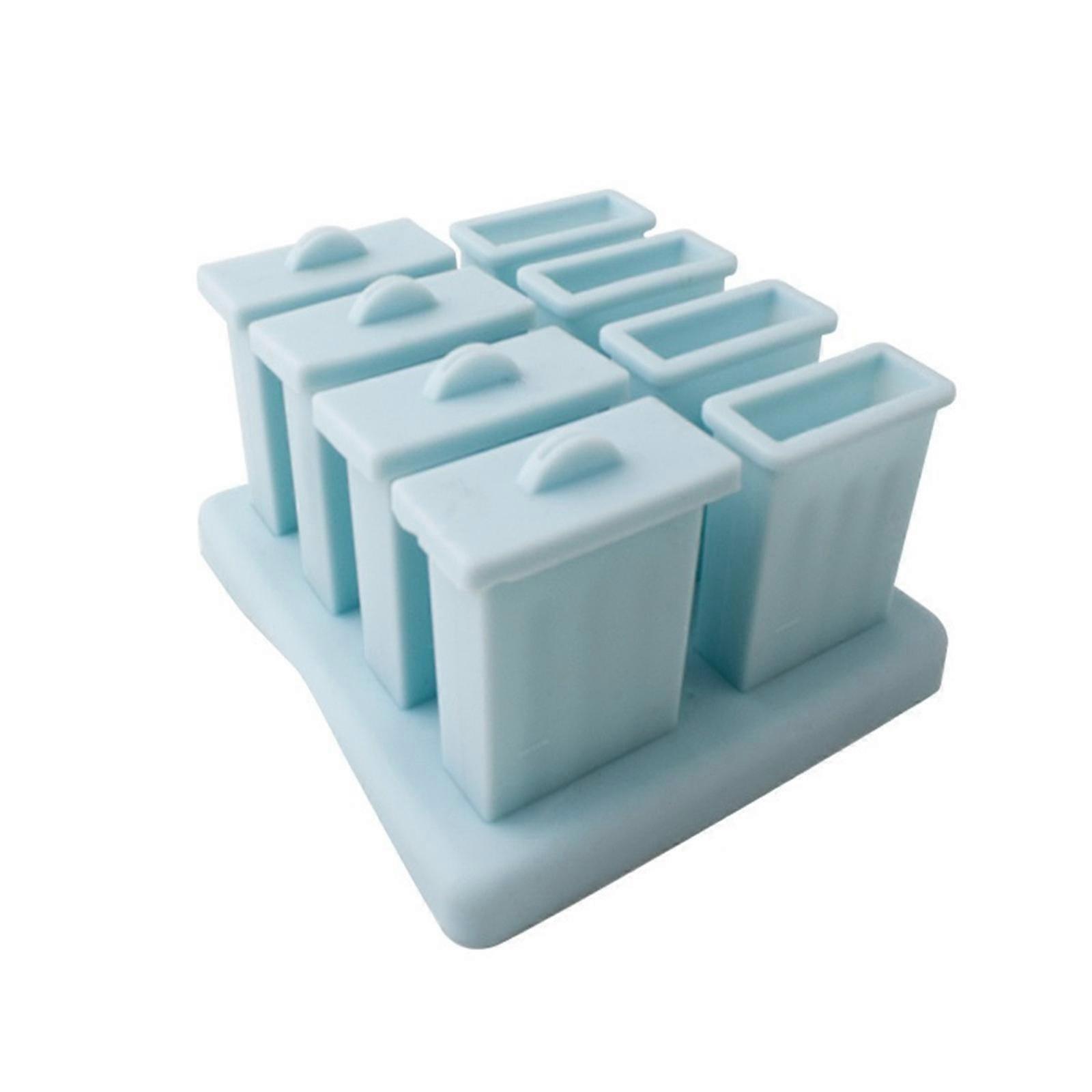 Silikon Eiswürfelschale Eisform 8 mit Silikon Eiscremeform