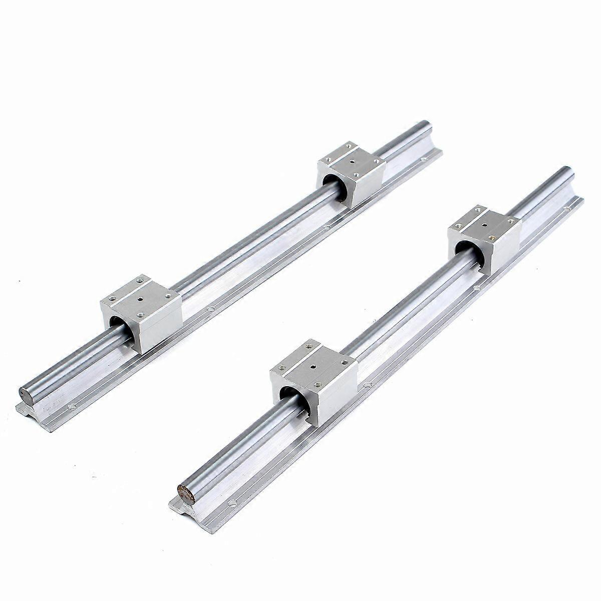 2Pcs Sbr16-500mm Rolamento Linear Deslizante Com 4pcs Sbr16uu Bloco de Rolamento Linear
