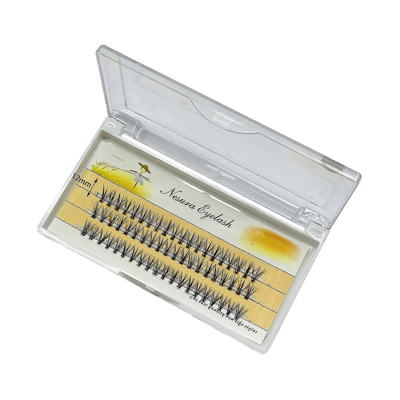 Segmented Black False Eyelashes Thick Cross-flowering False Eyelashes