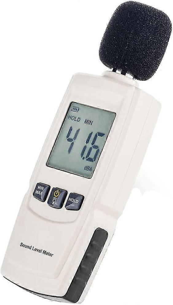 Digital Sound Level Meter, Digital Decibel Tester 30-130db(a) Range, Sound Level Meter Decibel Meter With Lcd Display For Home, Office, Factory, Cinem
