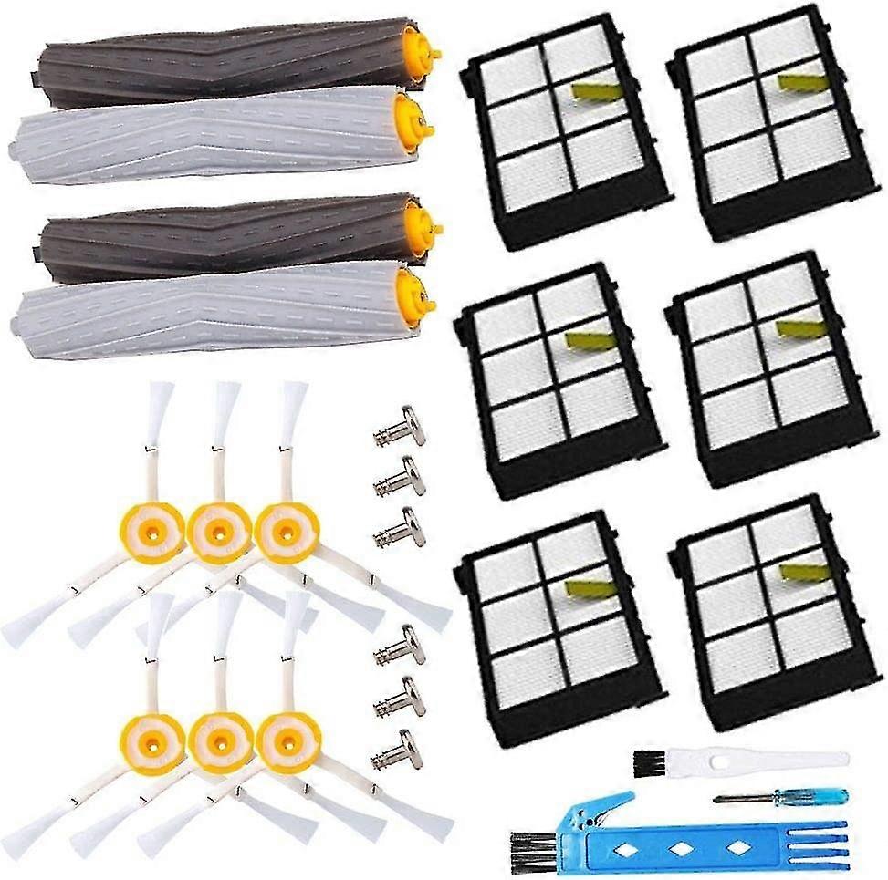 Irobot Roomba I7 I7+ / I7 Plus E5 E6 E7 Series Brush Replacement Parts, Roomba I & E Series Attachment Replacement Kits