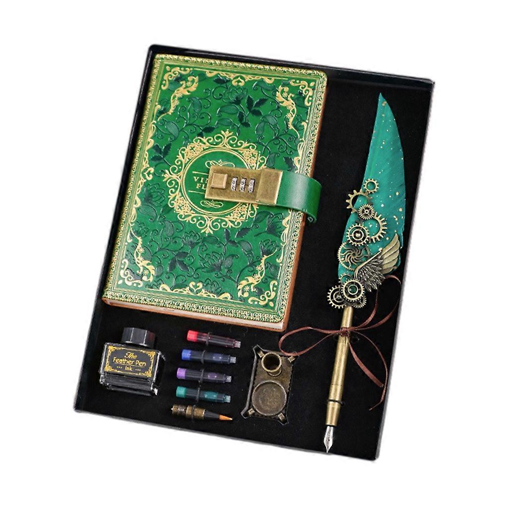 Diary Journal with Lock Secret Diaries Journal Notebook Umbrella Set with Code Lock Kids Notebooks with Combination Lock