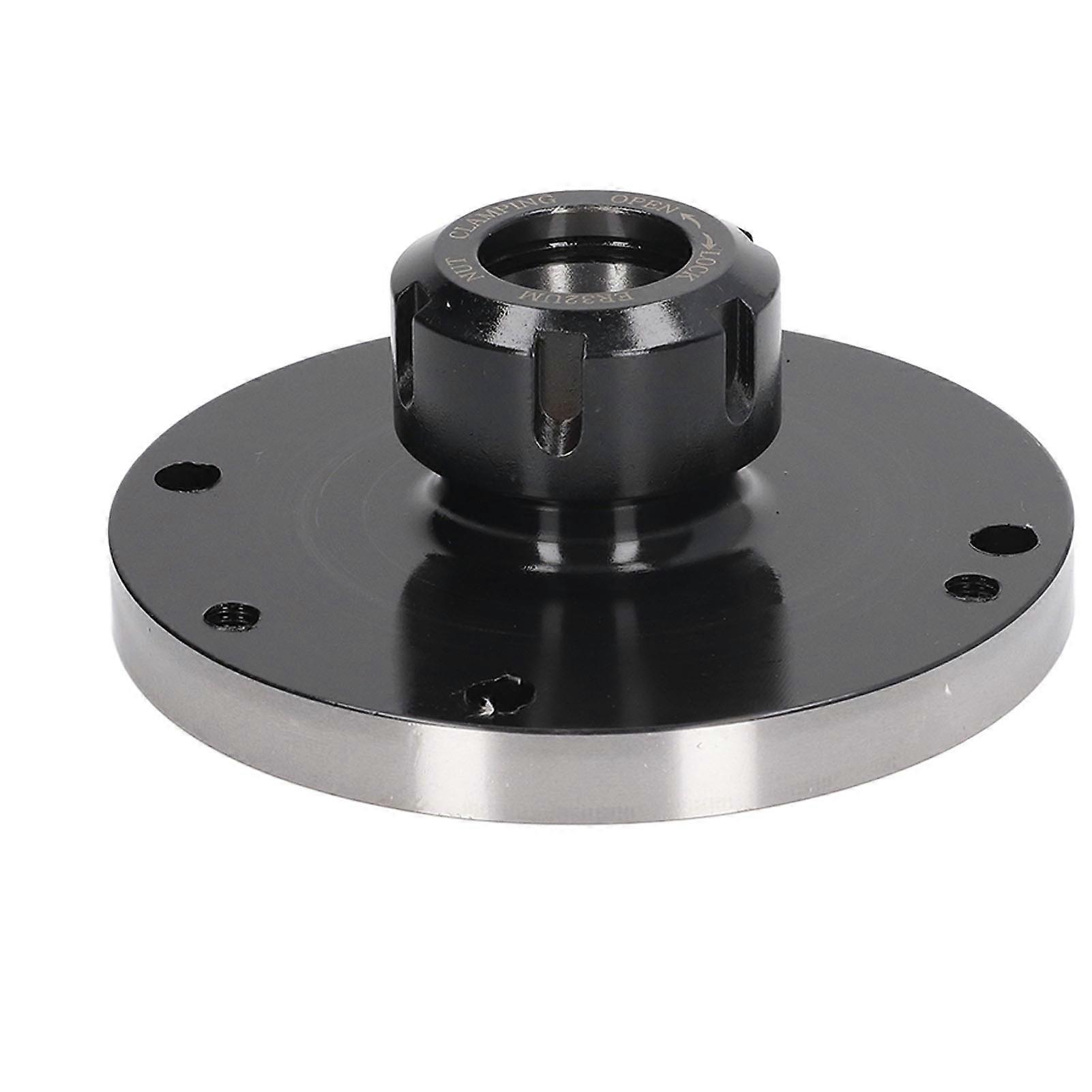 Mandril de pinça 7 furos 4,92 polegadas de diâmetro 1,97 polegadas de altura para gravação de torno de fresadora CNC
