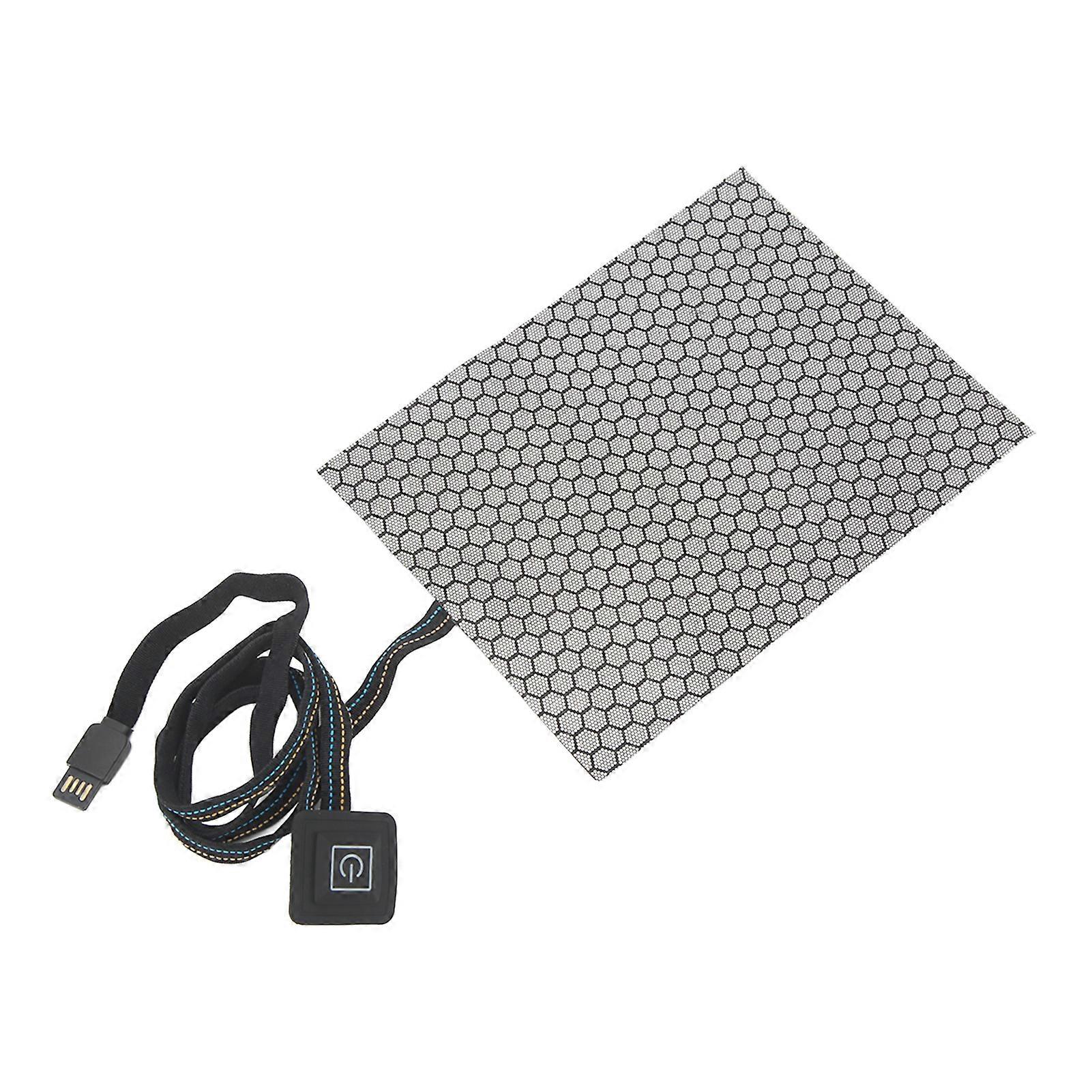 Coussin chauffant de vêtements flexibles, rapide et uniforme, sûr et résistant à la courbure, coussin chauffant infrarouge lointain pour veste gilet