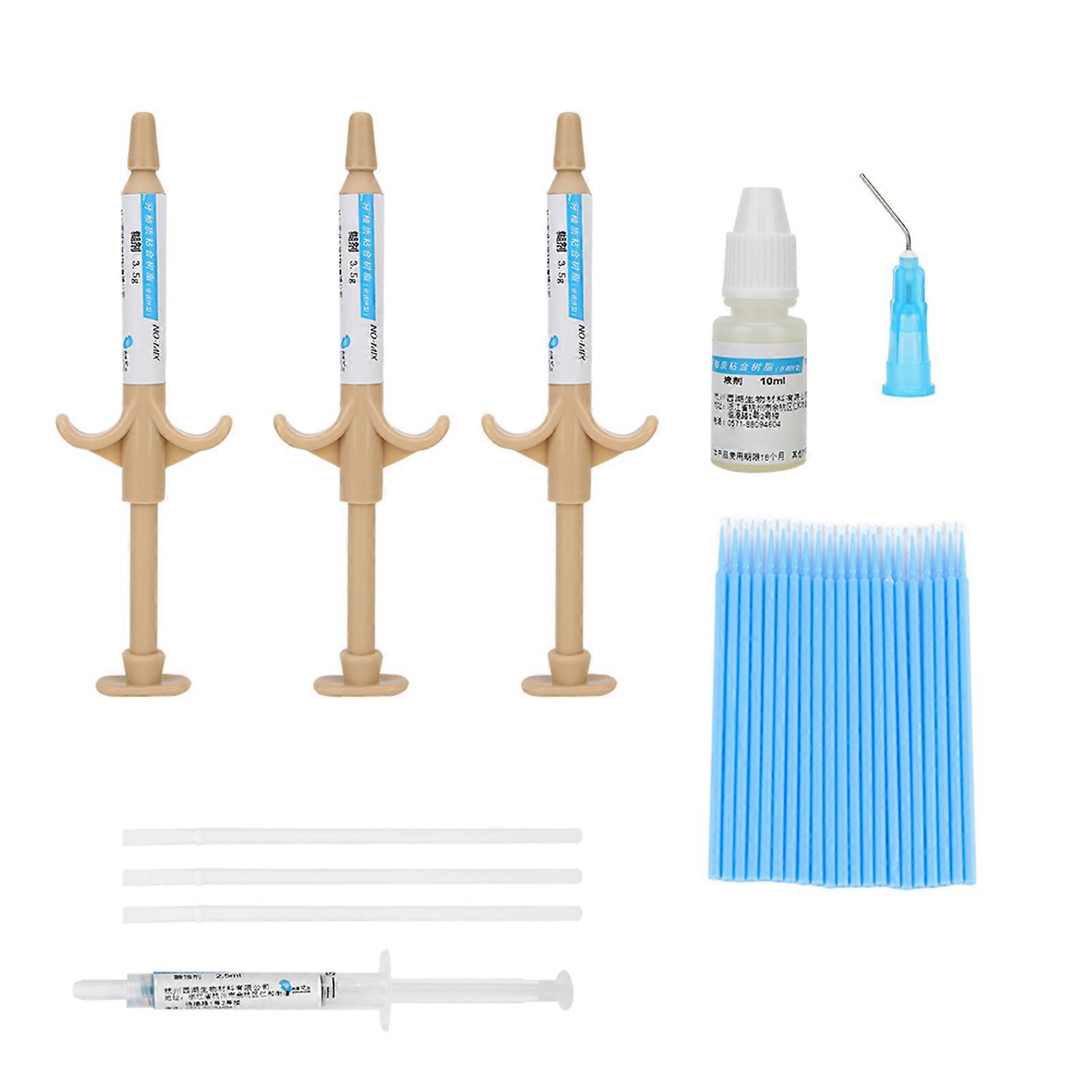 Dental Orthodontic Brackets Braces Glue Bonding Self Curing Adhesive Paste Kit