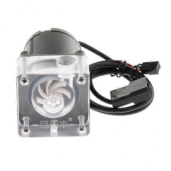 2xDC 12V 9W Low Noise CPU Cooling Water Pump for Desktop Computer Cool System