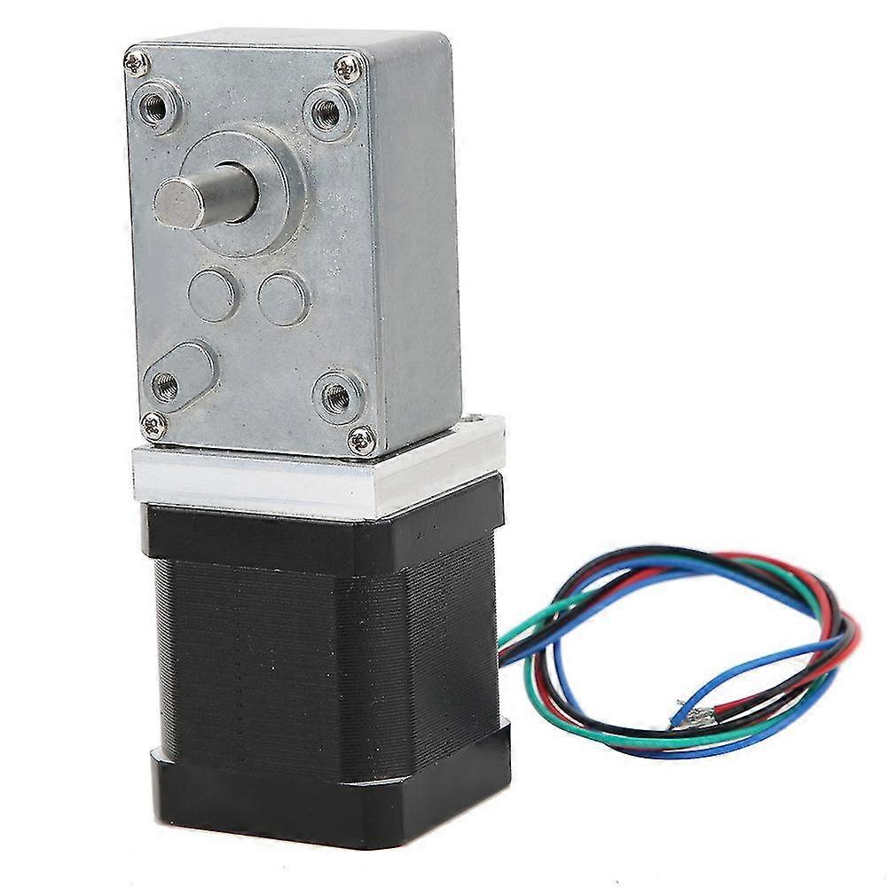 12V DC Speed Reduction Motor 24V Geared Worm Motor Self-locking for Eletrical Supplies