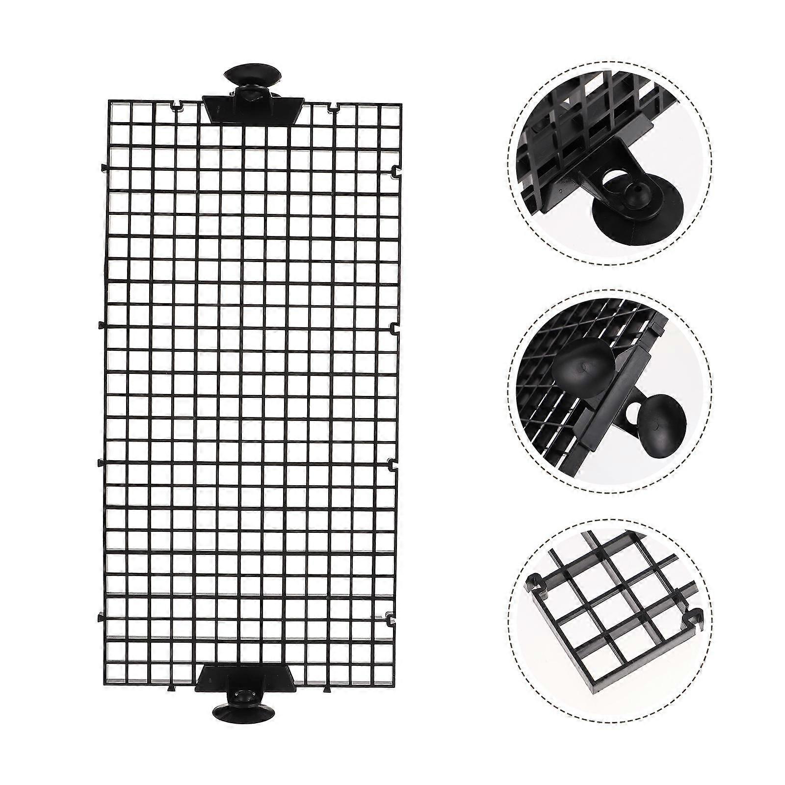 Fish Tank Isolation Board Divide Suction Cup Aquarium Divider Dividing Net Pvc Tool
