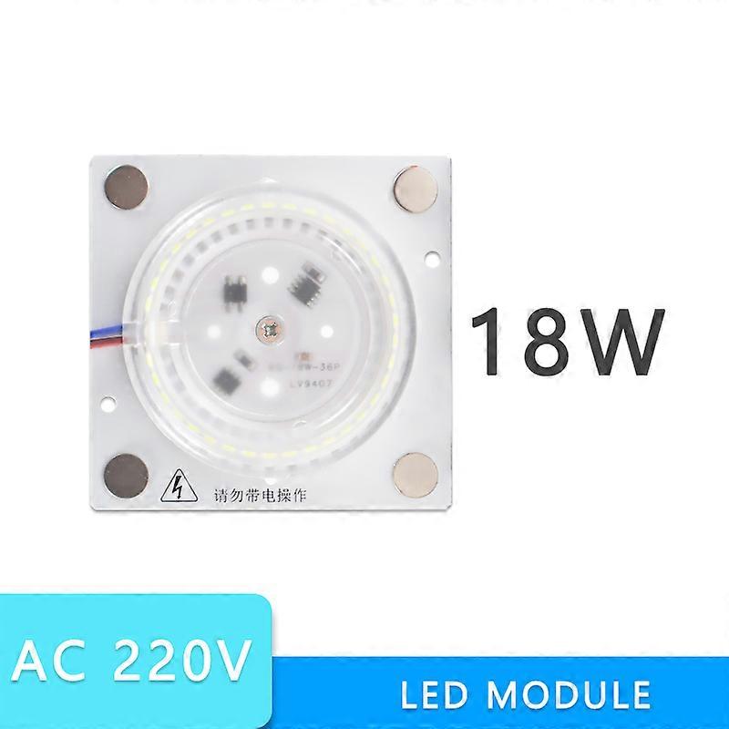 GreenEye Mini Led Module 12W 18W 24W For Ceiling Lamp Downlight Replace Accessory Magnetic Light Source Light Board Bulb 220V