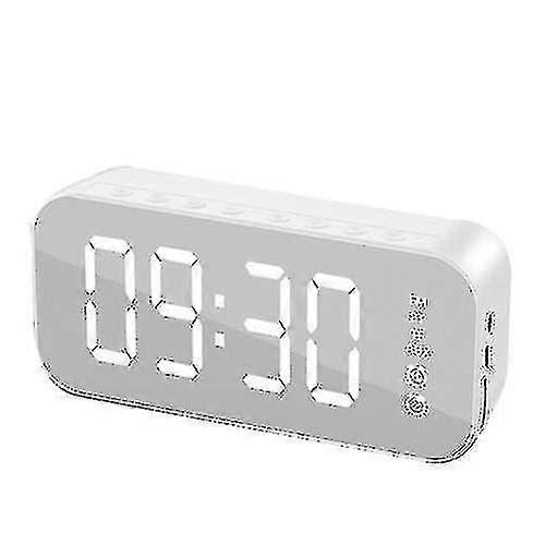 Multifunctional Led Digital Alarm Clock, Bluetooth Speaker, Bedside Desktop Luminous Elect