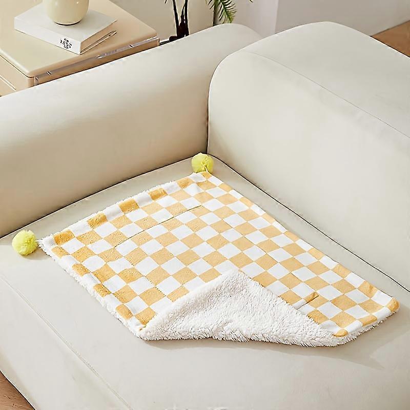 1pc Cat Blanket Pet Blanket Autumn And Winter Puppy Soft Warm Sleeping Mat Floor Mat