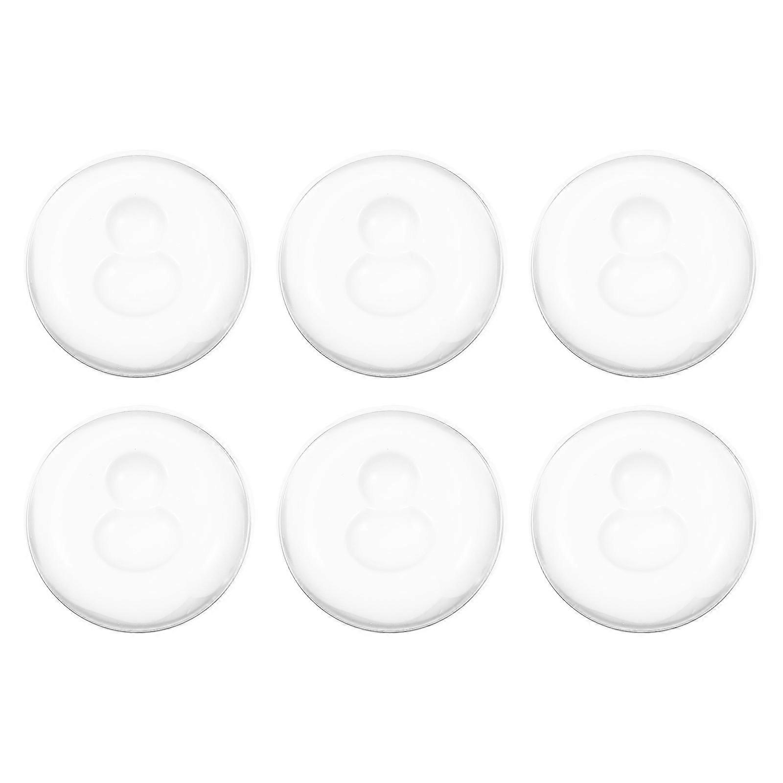 6pcs Useful Door Knob Wall Protector Self-adhesive Door Handle Wall Shield