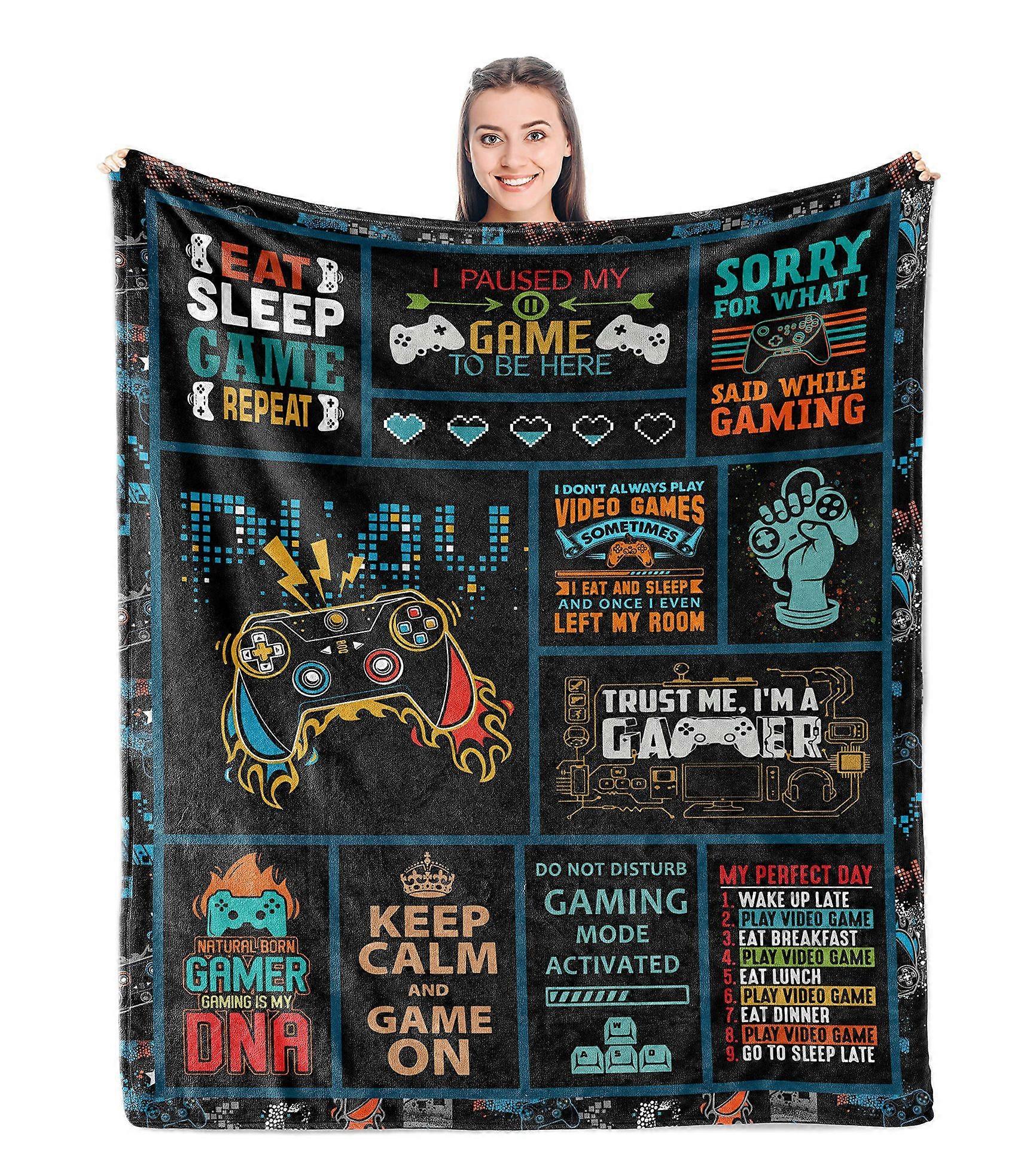 3D digital printing game controller flannel blanket lunch break blanket airplane blanket Mode 233