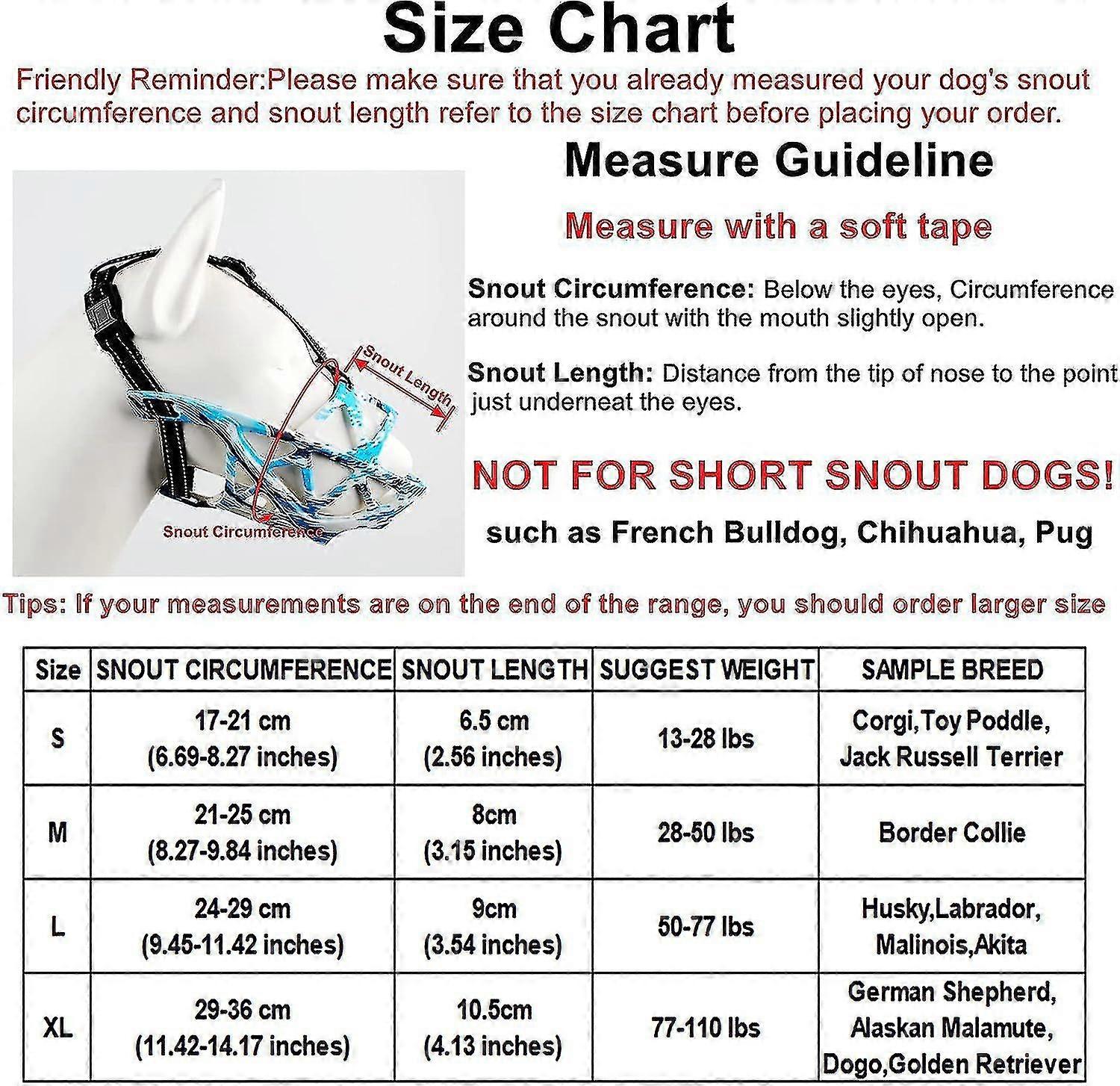 Dog Basket Muzzles, Soft Breathable Cage Muzzle For Small Medium Large Dogs  Allows Drinking Panting Feeding, Dog Mouth Guard | Fruugo QA