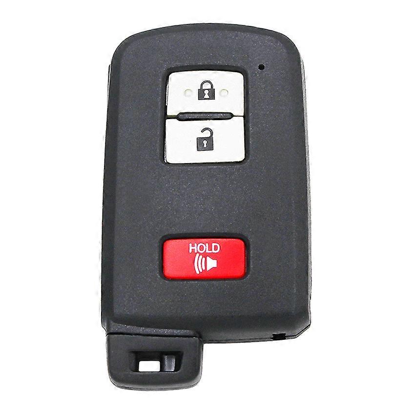 Replacement 2/3/4 Buttons Smart Remote Key Shell Case Fob for Toyota Avalon Camry RAV4 2012-2015 with Inser Key