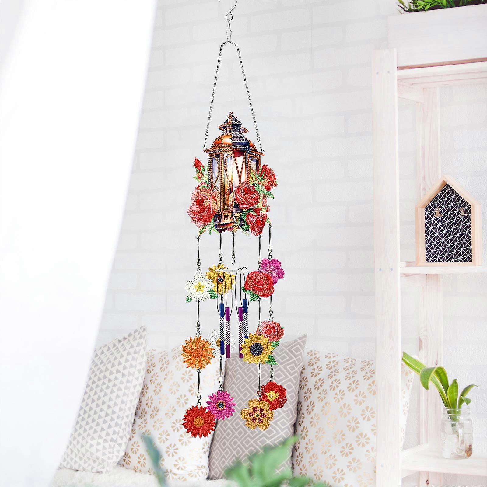 Handmade diy dot drill wind chime pendant spring creative design three-dimensional wind chime decoration