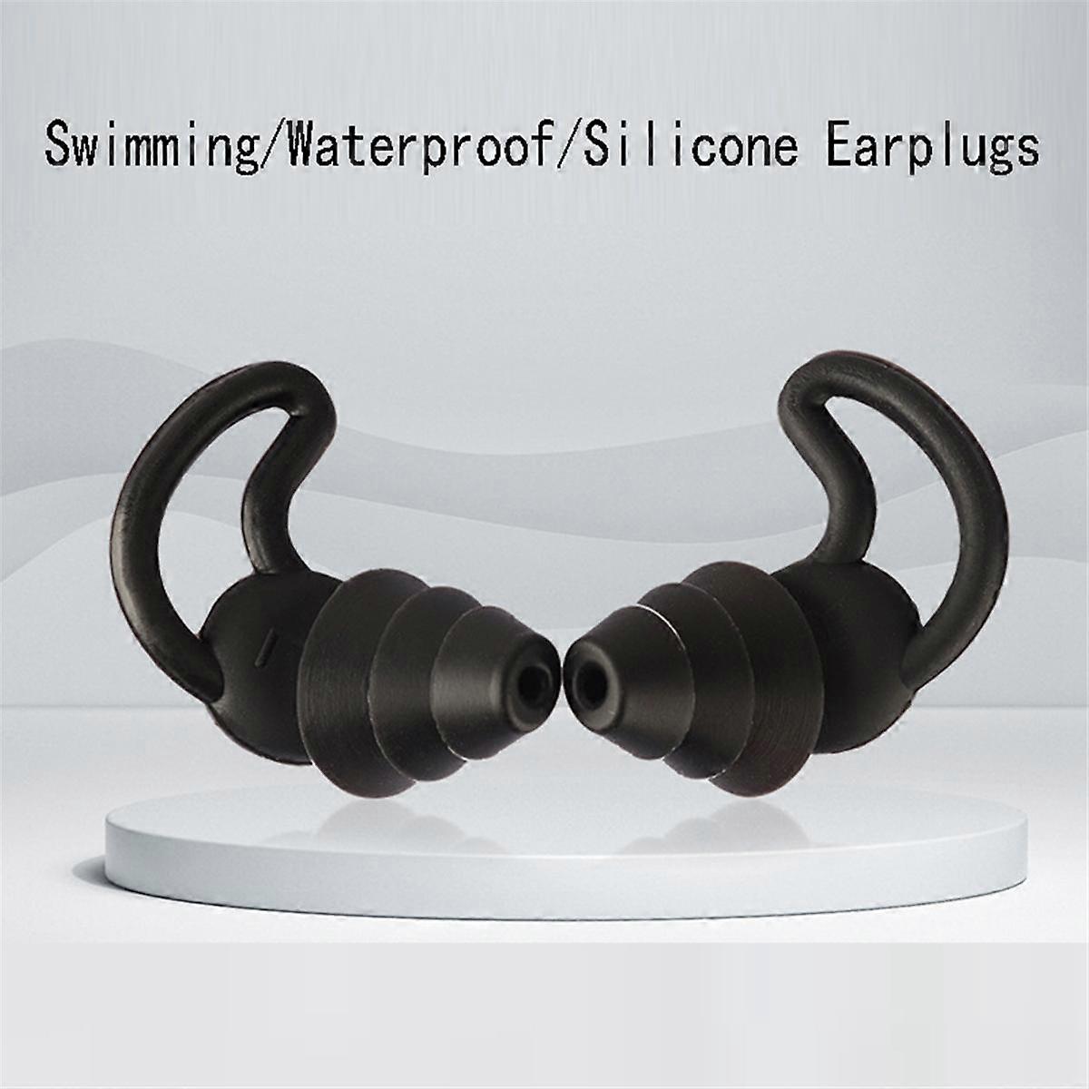 1 paire de bouchons d'oreilles confortables en forme de cône pour voyage, sommeil, antibruit, protection auditive, rose