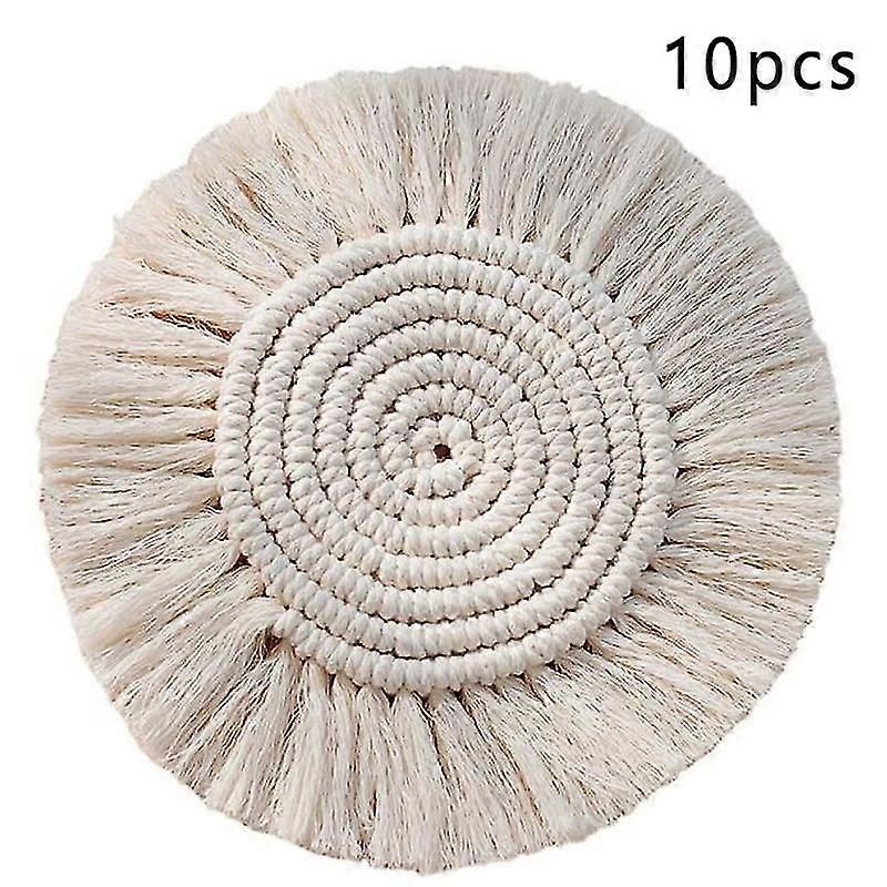 Handmade Bohemian Coasters For Table Decoration,10pcs
