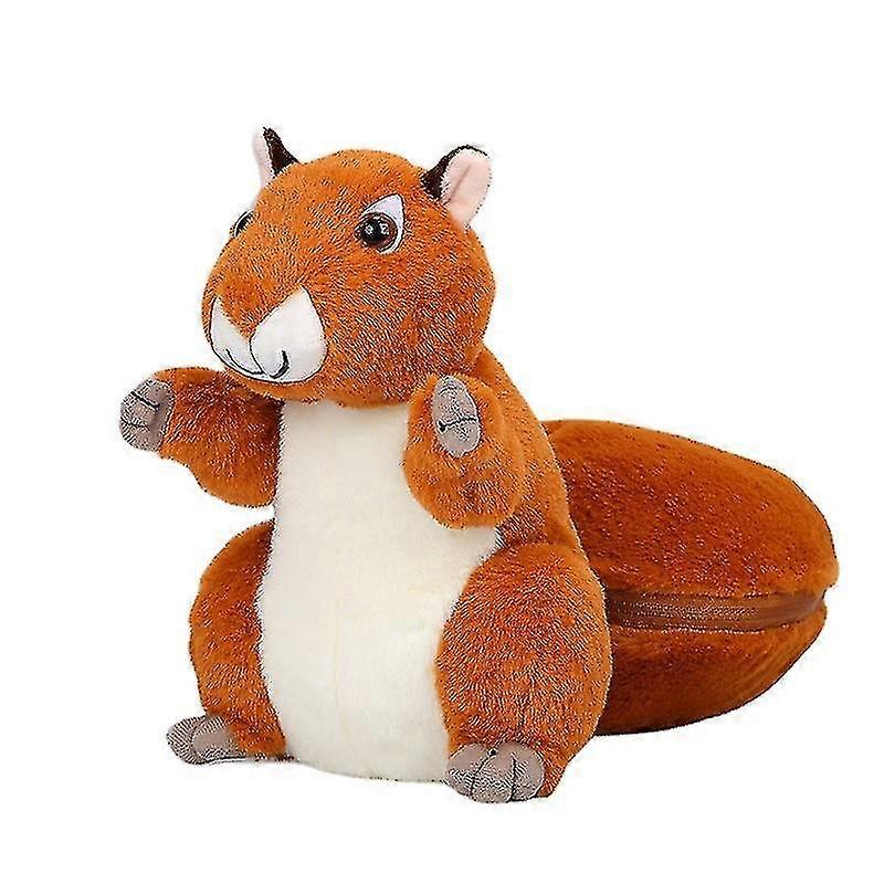 Nut Squirrel Plush Toy Nut Wrapped Squirrel Gift Cute Simulation Squirrel Doll