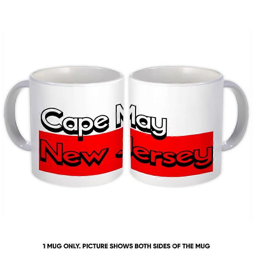 Gift Mug: Cape May New Jersey Rectangle
