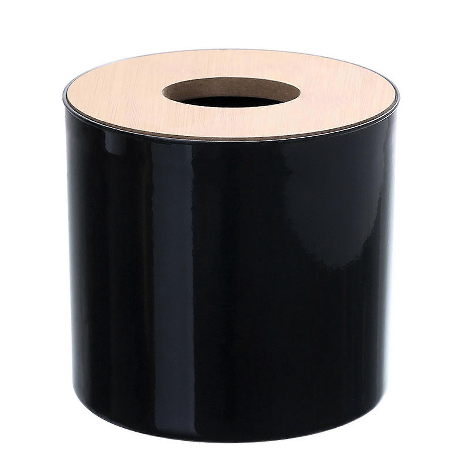 Creative Cylindrical Tissue Box Concise Style Multi-use Plastic Tissue Holder Household Supplies