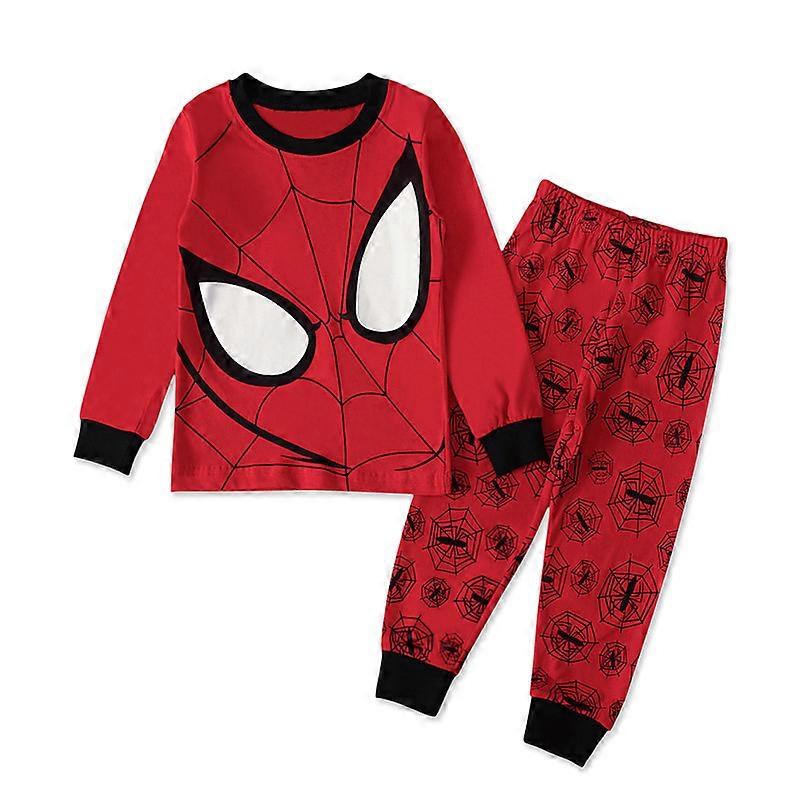 2st/set Nya Kids Pyjamas SpiderMan Set Baby Girls Pojkar Kläder Pijamas Hulk Tecknad Långärmad Tshirt + Byxor Set Hem Kostym