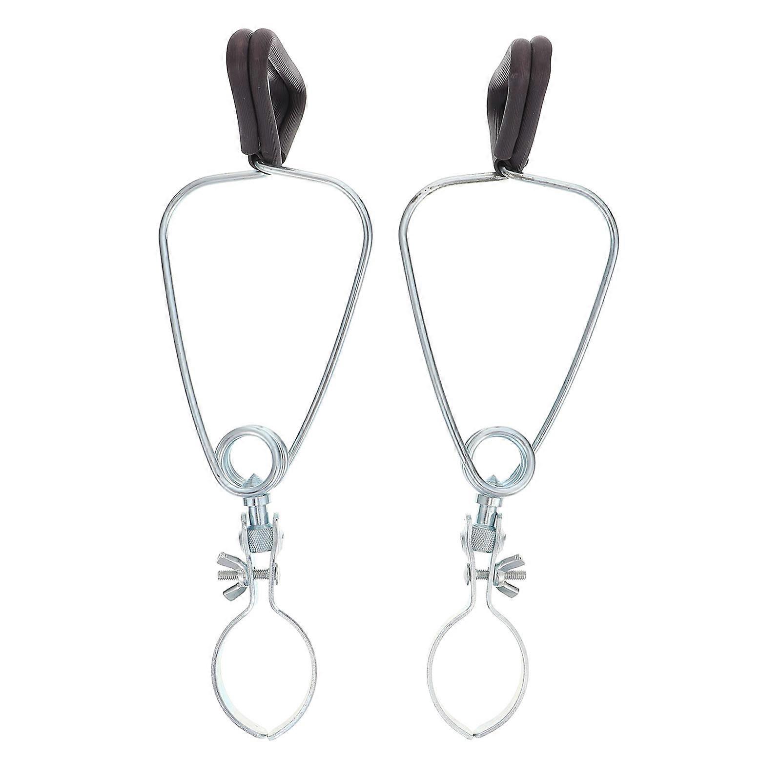 2Pcs Reptile Lampshade Clips Climbing Pets Lampshade Metal Fixing Clips for Home