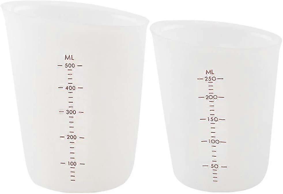 Silic S For Resin,250/500ml Measuring Scale Clear Graduated S Non Stick Ng S Epoxy Resin S For Craft Epoxy Res
