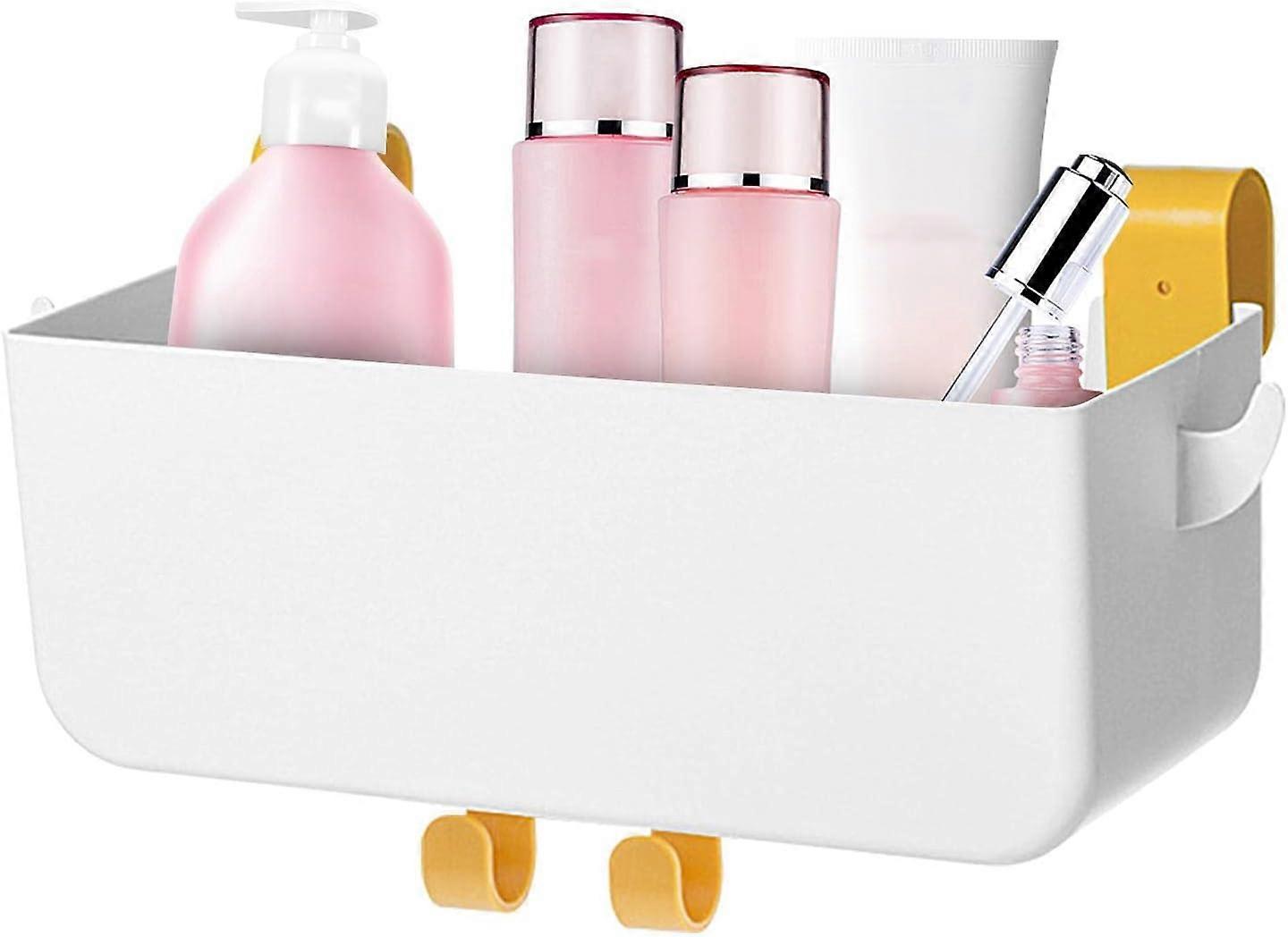 Bedside Organizer Hanging Basket - Cabinet Container with Hooks - Bed Organizer for Remote Control, Phone, Tablet, Books