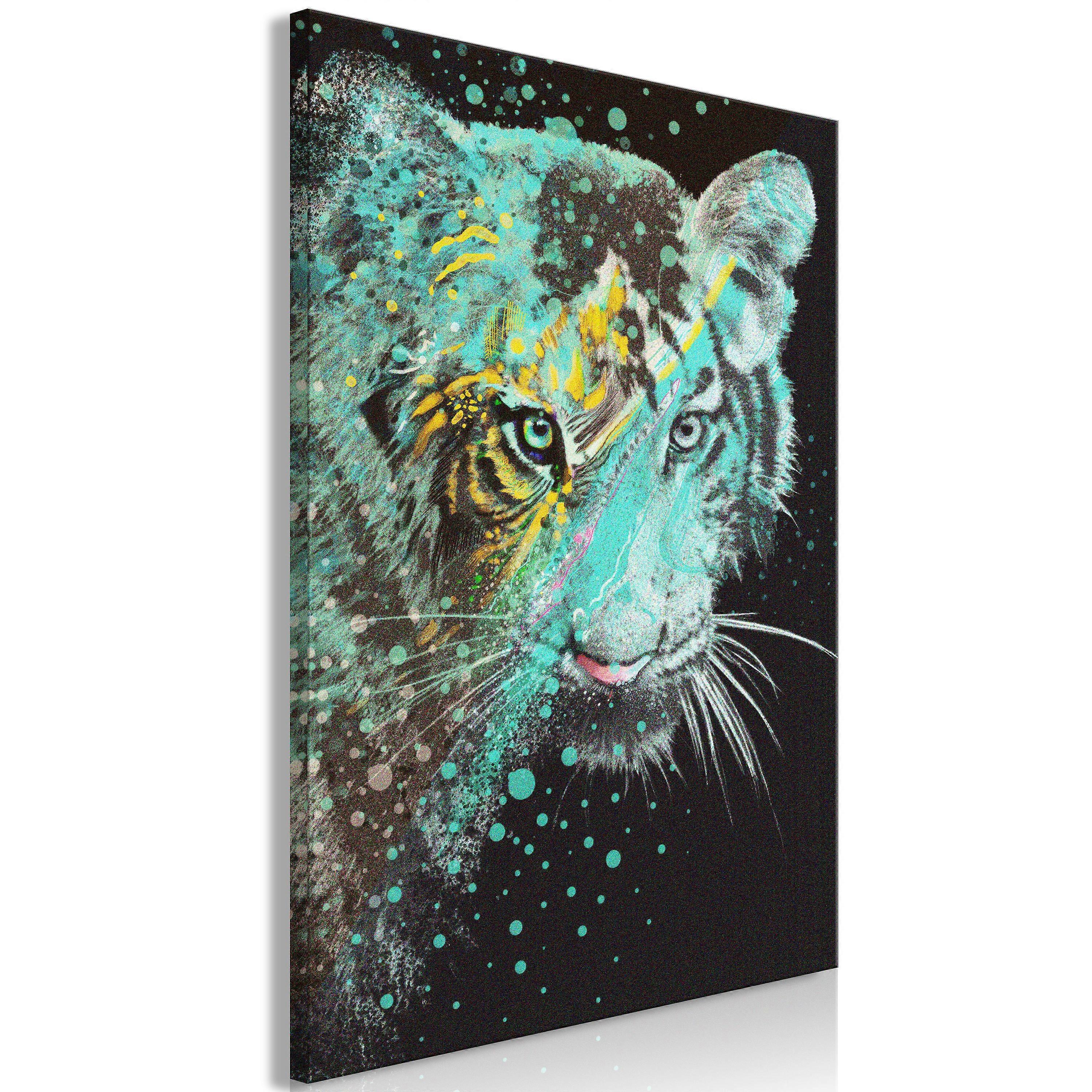Canvas Print - Mint Tiger (1 Part) Vertical