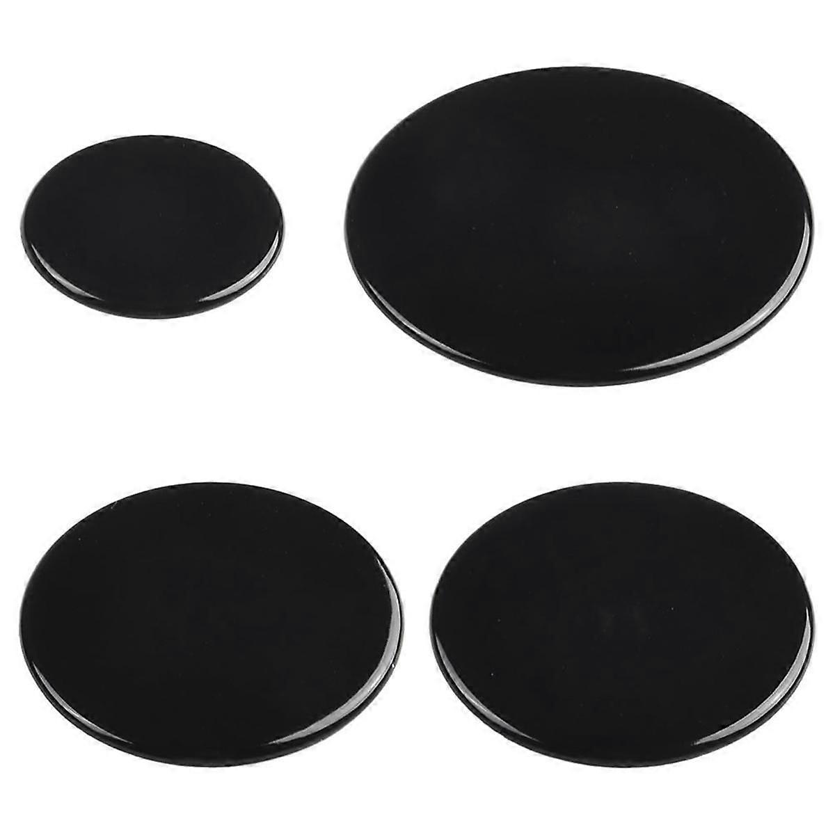 4 Pcs Cooker Hob Gas Burner Cap 55mm 75mm 100mm for Oven Gas Hob Burner Crown Flame Cap Kitchen Acc
