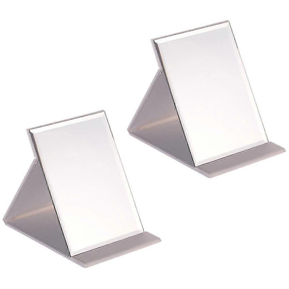 Small Folding Travel Mirror Rectangle Compact Mirror Portable Pocket Mirror