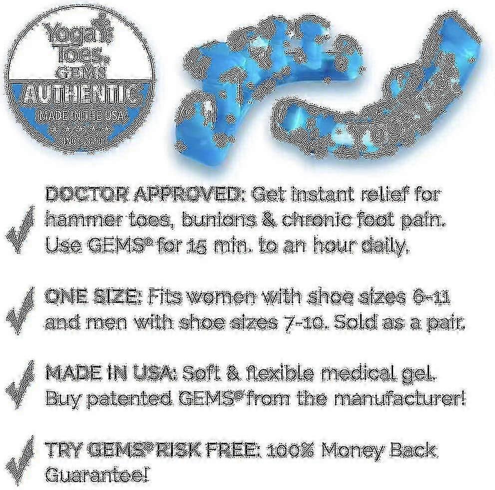 Yogatoes Gems: Gel Toe Stretcher & Toe Separator